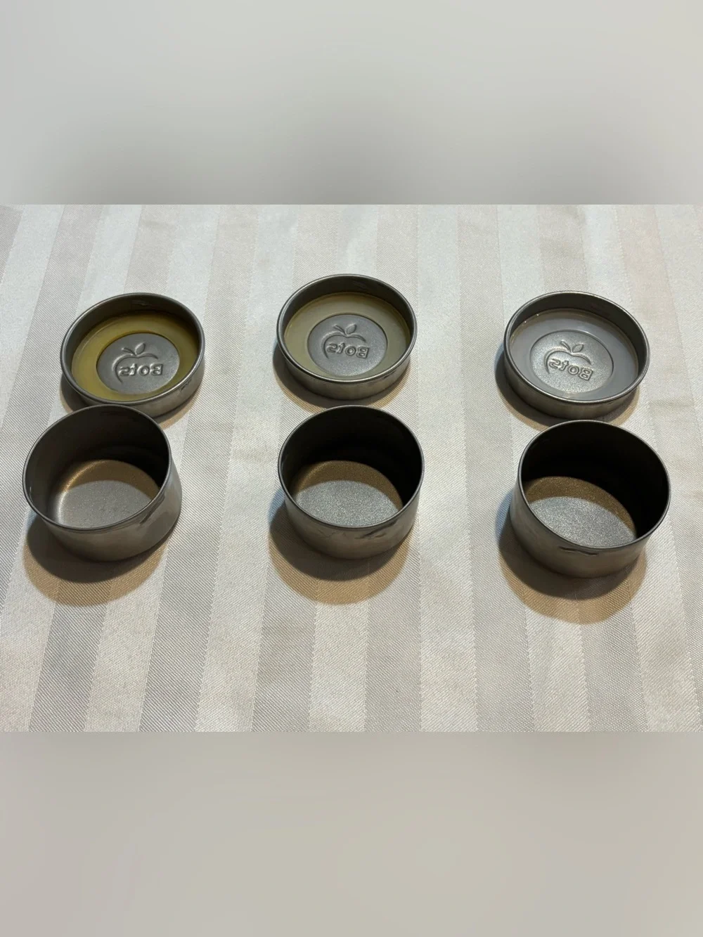 LunchBots 2-in. Small Stainless Steel Round Food Storage Containers [Good] (3)